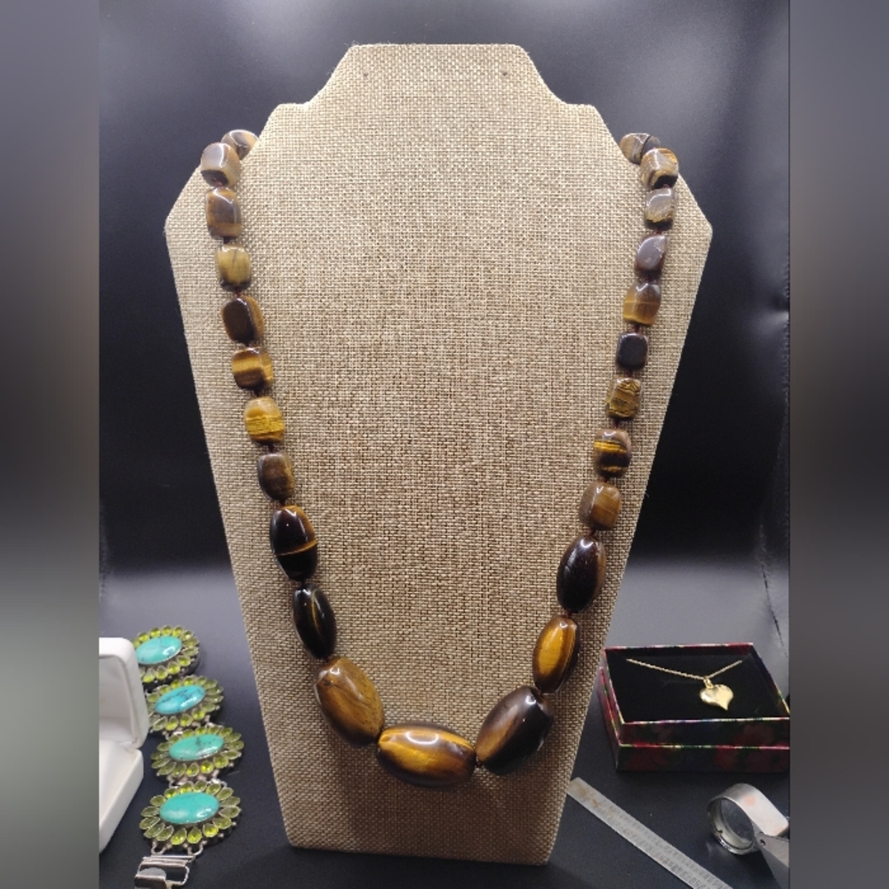 Natural Tigers Eye Necklace